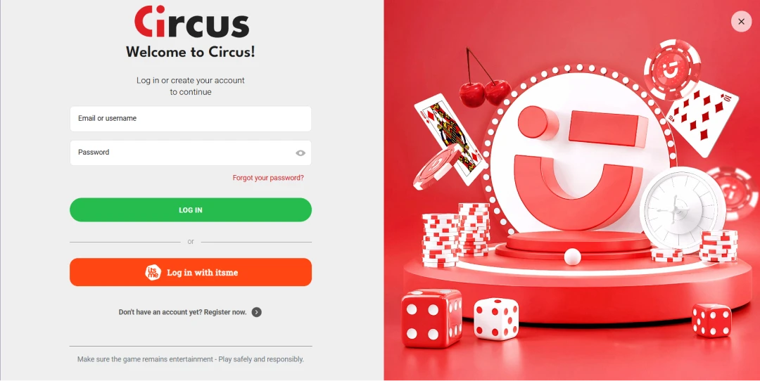 Circus Casino Login